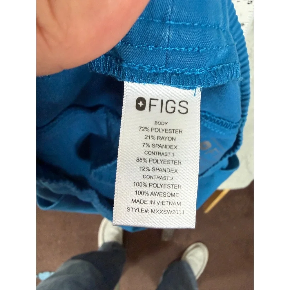 Figs‎ Tansen Jogger Scrub Pant Mens S Blue Technical Collection MXXSW2004